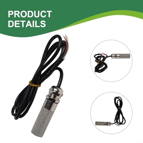for RS485 Temperature Humidity Sensor Transmitter, RTU Probe Greenhouse Warehouse Lab, DC 5-28V, ±0.3°C Accuracy, PE or Tip(XY-MD04) - size: XY-MD04