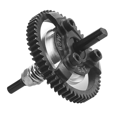 M0.8 50T 52T 54T 56T Steel Spur Gear Slipper Clutch And Pinion For 1/10 RC Car Upgrade Parts(52T) - color: 52T