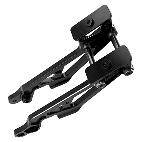 ShareGoo Aluminum Alloy Rear Wing Mount Upgrade Parts Compatible with Arrma 1/8 Kraton Notorious Outcast Talion Typhon 6S BLX RC Car,Replace of AR320347 (Black) - color: Black
