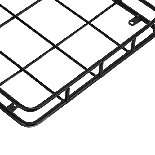 RC 1/10 Metal Roof Rack, RC Crawler Accessories High Strength RC Luggage Carrier RC Roof Rack RC Roof Luggage Rack for Axial SCX10 1/10 RC Crawler
