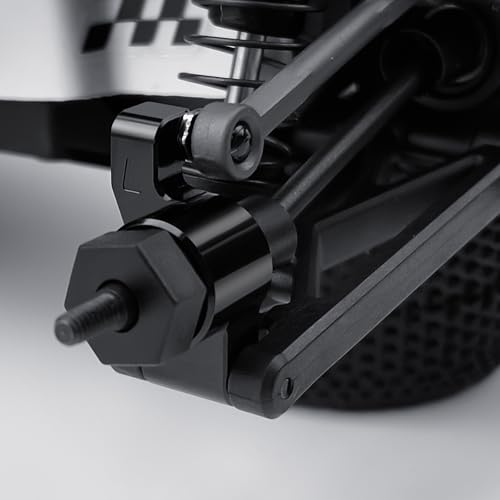 Micro-B Aluminum Alloy C Block Caster Blocks C Hubs, Front Steering Knuckles Spindles, and Rear Hubs Compatible with 1/24 Buggy Losi Micro-B RC Car Truck Upgrade Replace Parts