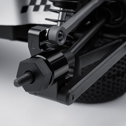 Micro-B Aluminum Alloy C Block Caster Blocks C Hubs, Front Steering Knuckles Spindles, and Rear Hubs Compatible with 1/24 Buggy Losi Micro-B RC Car Truck Upgrade Replace Parts