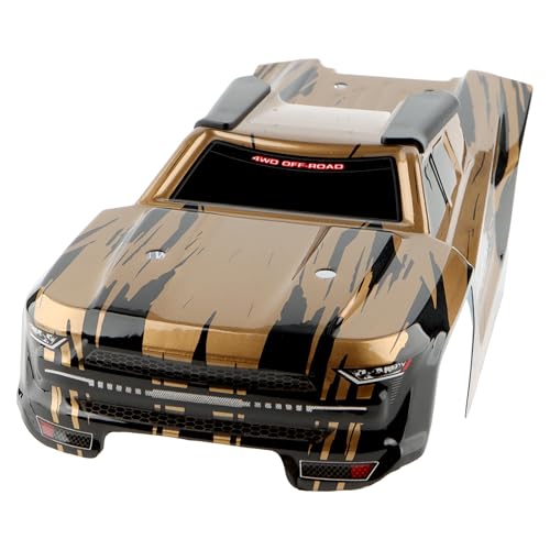 H14BM RC Car Car Shell Body Shell Cover 1430D2 Accessories Spare Parts for 1/14 Scale H14BM 14210 JC14EP HP141 HP141S 1:14 Brushless RC Trucks Vehicle (Gold) - color: Gold