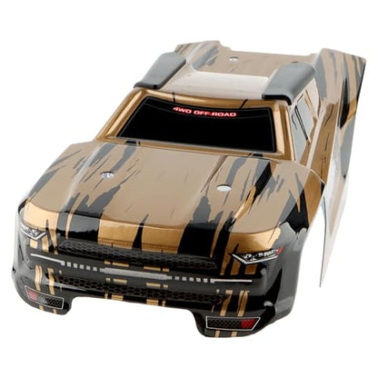 H14BM RC Car Car Shell Body Shell Cover 1430D2 Accessories Spare Parts for 1/14 Scale H14BM 14210 JC14EP HP141 HP141S 1:14 Brushless RC Trucks Vehicle (Gold) - color: Gold