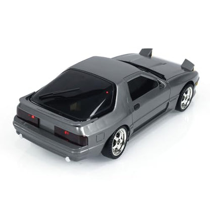 1:18 RX7 RWD RC Drift Car LDRC LD1802 Radio Control Racing Vehicles Gyroscope Hobby Grade Model for Birthday Gift - color: Gray