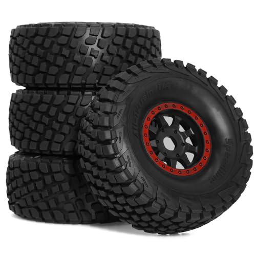 1/7 1/8 RC Short Course Truck Tires And Wheels 17mm Hex OD 135mm Off Road Tyres For 1:7 1:8 Scale RC Truck Car HSP TRAXXAS UDR FS FSR Atom ARRMA Mojave 6S EXB YK4072 DF7 Upgrades 4PCS