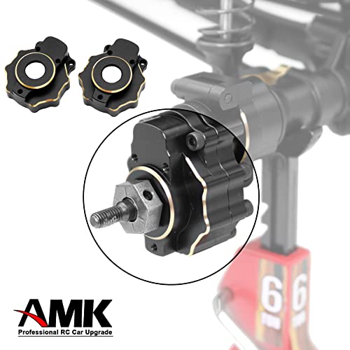 Brass Steering Knuckle Portal Cover Steering Carrier Brass Counter Weight Axle Housing for 1/10 RC Crawler Car TRX4 TRX6 Upgrade Parts - color: C