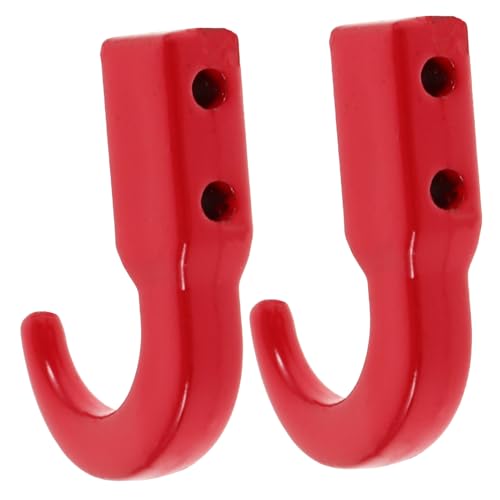 Zerodeko Aluminium Alloy Tow Hooks 2pcs Set for RC Crawler Cars Sturdy Crawler Metal Accessories for Model Car Supplies