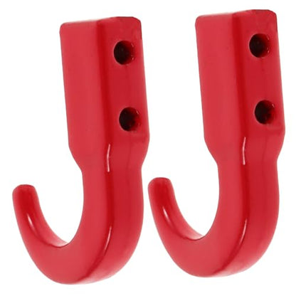 Zerodeko Aluminium Alloy Tow Hooks 2pcs Set for RC Crawler Cars Sturdy Crawler Metal Accessories for Model Car Supplies
