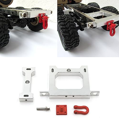 Metal Beam + Rear Bumper for Tow Hook Upgrade Parts for WPL B14 B24 B16 B36 C14 C24 1/16 RC Car Truck Accessories