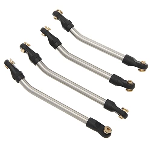 MEUS RACING SCX24 Links High Clearance Chassis Steering Links Set 10pcs 132mm Wheelbase for SCX24 C10 Bronco Wrangler 1/24 RC Crawler Car - size: 132mm