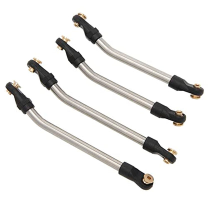 MEUS RACING SCX24 Links High Clearance Chassis Steering Links Set 10pcs 132mm Wheelbase for SCX24 C10 Bronco Wrangler 1/24 RC Crawler Car - size: 132mm