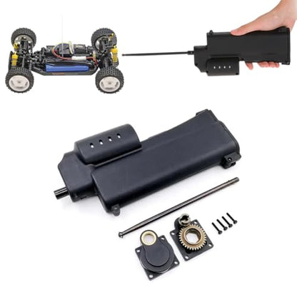 Tiiyee RC Handheld Power Starter, 70111A Electric Start Drill Backplates Cover Wand Replacement Metal Starter Poratble Remoted Control for HSP 540 Motor 1/10 Car Nitro Engine Parts Rotor