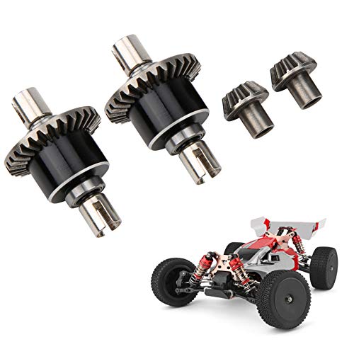 Alomejor 1/14 RC Car Differential, Metal Diff Drive Gear Wheel Set RC Differential Gears 1/14 144001 RC Car