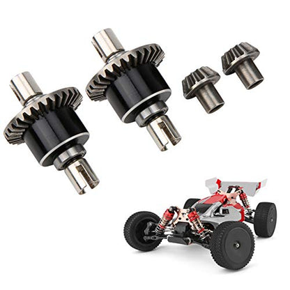 Alomejor 1/14 RC Car Differential, Metal Diff Drive Gear Wheel Set RC Differential Gears 1/14 144001 RC Car