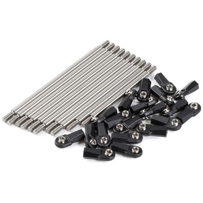 1/10 Carbon LCG Chassis Kit with Molded Bed Sliders Delrin Skid Plate Dual Servo Mount for SCX10 AR44 AR45 Capra F9 TRX4 Axle Gspeed V4 Chassis GS-FS Chassis G-Shot Chassis (Links for Capra Axle) - color: Links for Capra Axle