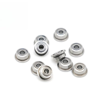 MF83ZZ Flange Bearing 3x8x3 mm ABEC-7 (10PCS) Miniature Flanged MF83 Z ZZ Ball Bearings - size: MF83ZZ 3x8x3