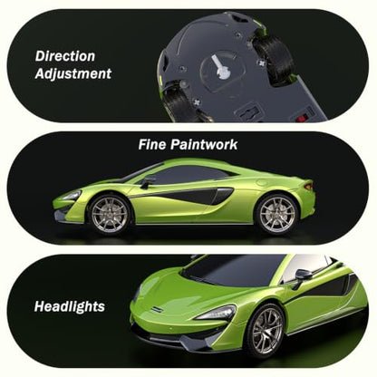 AEROQUEST 1:24 McLaren Remote Control Car（570S-Green） | Officially Licensed,Birthday Gift,Toys for ages 3-8,Electric Sport Racing,front-light ,2.4GHz-supports multi-play - color: Mclaren Green