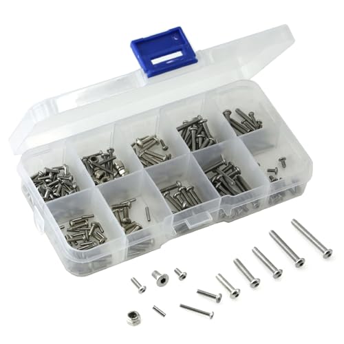RC Screw Kit Screws Assortment Set 1/18 RC Crawler Parts for TRX4M 1/18 RC Crawler