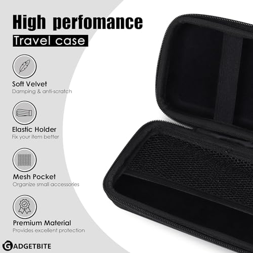 Portable Electronic Accessories Organizer - Travel-Friendly Pouch For Vlogging Camera, Usb Cables, Power Banks, Adapters, Hard Disks, And More (Black) - style: Modern