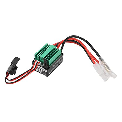 Alomejor Brushed Motor ESC Combo, High Torque 80T 540 Size Motor Green Electronic Speed Controller for RC Hobbyists Off Road Crawling