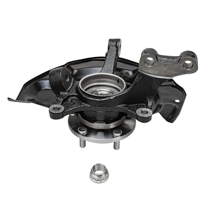 Detroit Axle - FWD Steering Knuckles Kit for 04-06 Lexus RX330, 07-09 | RX350, 06-08 RX400h, 06-07 Toyota Highlander, 2 Front Steering Knuckles & Wheel Bearing Hubs 2 Rear Wheel Bearing Hubs - size: 4UW48628/Kit