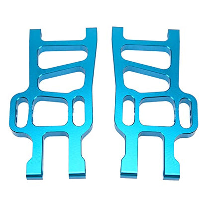 Metal Front Lower Suspension Arm Upgrade Part 08005 Compatible with Redcat Racing HSP 94111 1/10 RC Car Truck (Blue) - color: Blue
