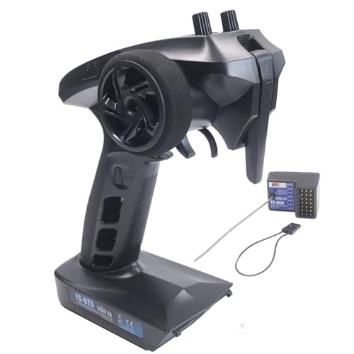 FS-GT5 6CH Transmitter and FS-BS6 Receiver for RC Cars Boats Flysky | Gyro Receiver 6 Channels 2.4GHz AFHDS2A Radio Control System