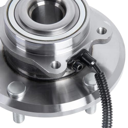 512360 Rear Wheel Bearing Hub Assembly Compatible with 08-12 Grand Caravan | 5 Lugs Rear Automotive Replacement Wheel Hub Bearing Assembly with ABS Sensor, Compatible with 2008-2012 Dodge Grand Caravan - size: 512360/2PCS