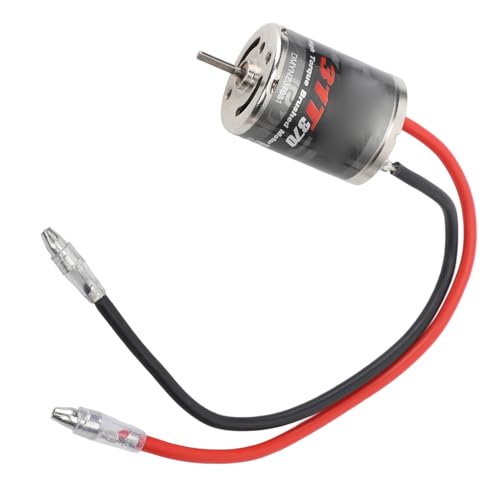 RC 370 Brushed Motor, 31T Speed High Torque Low Noise RC 370 Water Proof Universal Motor forAxialSCX24 1/18 1/24 Remote Control Car Upgrade