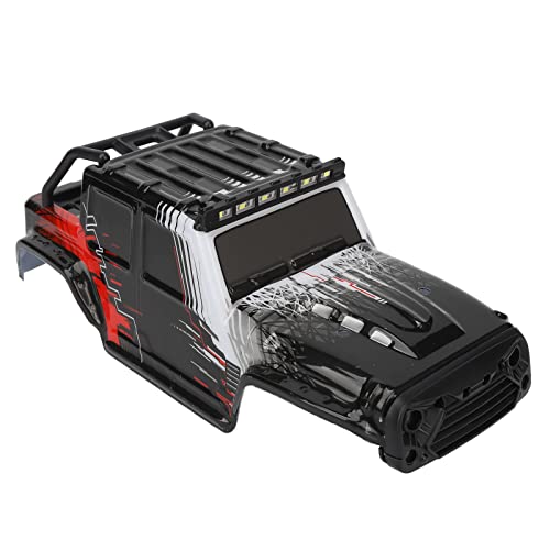 VBESTLIFE 1 16 Scale RC Car Body Shell for SCY 16103PRO Customizable PVC Body Cover with Vibrant Graphics Replacement Shell for RC Car Upgrades - color: Red