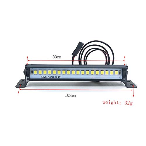 18LED Light Bar LED Roof Lamp Kit for 1/10 Scale RC Crawler Cars TRX6 TRX4 SCX10