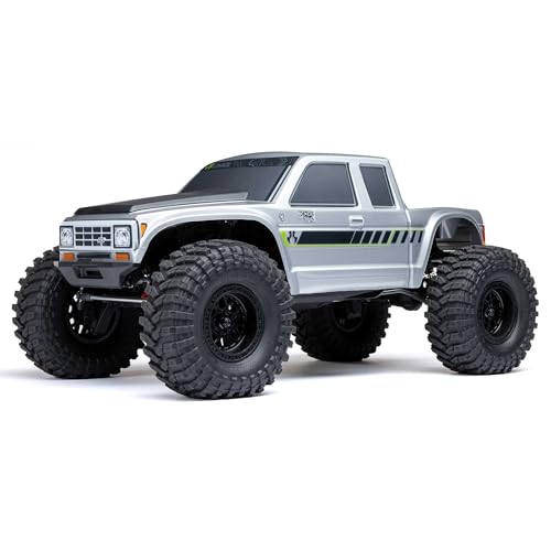 Axial RC Truck 1/10 SCX10 III Coyote 4X4 RTR (Battery and Charger Not Included) Brushed Rock Crawler, Silver, AXI-2036T1 - color: Silver