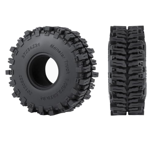 SWX 1.0 Soft Mud Tires 64x27mm 4Pcs for TRX4M SCX24 | Mud Tires, 64x27mm, Soft Compound, TRX4M, SCX24, 1.0, 4Pcs