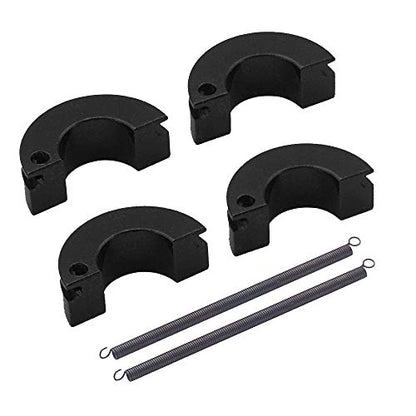 2Pack Vgoohobby Metal Engine Clutch Shoe Spring Upgrade Part Compatible with HSP Redcat Racing Himoto Traxxas 1/10 RC Nitro Racing Car Truck (Black) - color: Black
