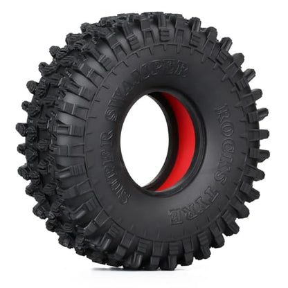 EVA Dual Stage Foam Fit 1.9" Wheel Tires for 1/10 RC Crawler Car 115-120mm TRX4 TRX6 Axial SCX10 Capra 90046