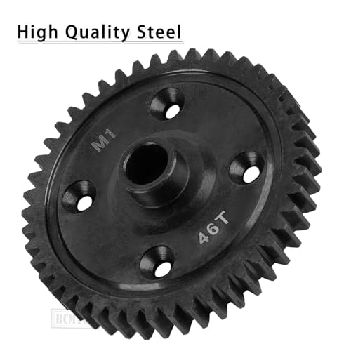 RC Main Spur Gear 46T Upgrades Part for 1/8 Sledge Monster Truck,Gears Diff Gear Main Spur Gear 46T Hop Ups for 1/8 Sledge Monster Truck