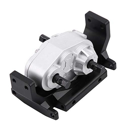 Metal Gearbox Transfer Case With Mount for SCX10 / D90 1/10 RC Crawler Car
