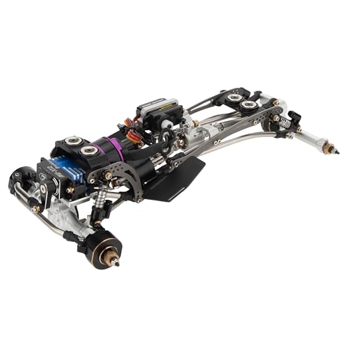 MEUS RACING Titanium LCG Chassis MD24 Dig Chassis for Axial SCX24 1/24 RC Crawler Upgrades (MD24 Dig Chassis) - color: Md24 Dig Chassis