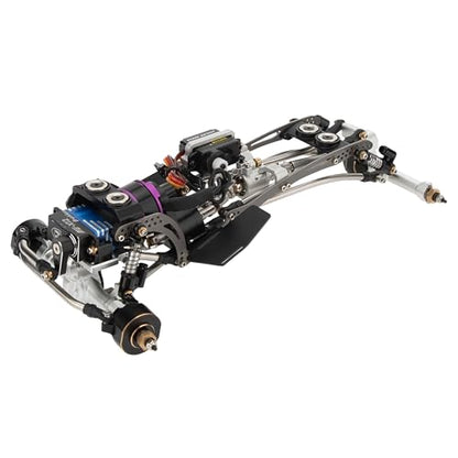 MEUS RACING Titanium LCG Chassis MD24 Dig Chassis for Axial SCX24 1/24 RC Crawler Upgrades (MD24 Dig Chassis) - color: Md24 Dig Chassis