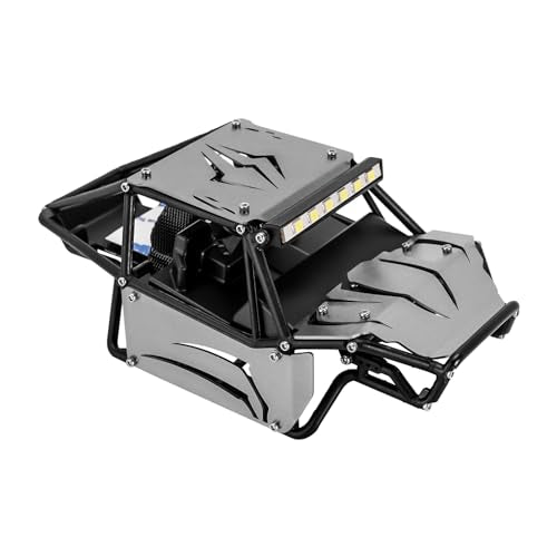 INJORA Grey Rock Buggy Body Shell for SCX24 C10 JLU Bronco Basecamp 4Runner - color: Grey