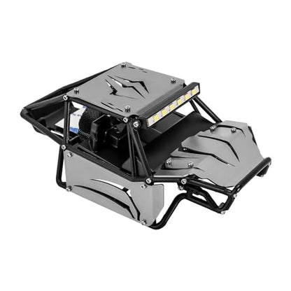 INJORA Grey Rock Buggy Body Shell for SCX24 C10 JLU Bronco Basecamp 4Runner - color: Grey