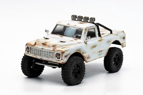 furitek FX118 Fury Wagon Ultimate Upgrade Kit Scale 1/18 RC Crawler RTR - Remote Control Car, RC Crawlers with High-End Upgrades Ready to Install for Adults (White (TT-0022)) - color: White (Tt-0022)