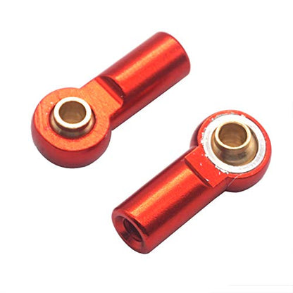 10Pack Vgoohobby Aluminum M3 RC Link Tie Rod End Ball Joint Head Holder Linkage CW Compatible with HSP Traxxas HPI Axial Redcat Racing 1/10 RC Car Truck Buggy Crawler