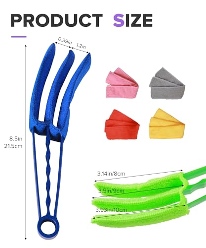 Car Window Cleaner,Car Accessories Vent Cleaner Duster Tool,Automotive Cleaning Brushes and Dusters,Automotive Interior Dusting,Suitable for Cleaning Auto Air Conditioners,Windows,etc