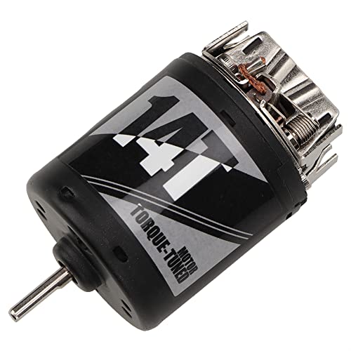 540 Brushed Motor with Replaceable Carbon Brush, High Torque RC Car Motor, 1/10 Scale Brush Motor for Axial Crawler, Durable Metal Construction with Super Large Bearing (TM54-14T) - size: TM54-14T