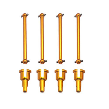 4Pack Vgoohobby Aluminum Differential Diff Cup Outdrives Joint & Drive Joint Dogbone Compatible with Wltoys RC A959 A969 A979 K929 1/18 WLtoys RC Car Upgrade Parts