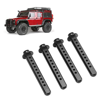 Aluminum Body Mounts Post with Clips Pins,RC Crawler Cars Parts Body Post Mounts for Axial SCX10 1/10 RC Car,car model accessories