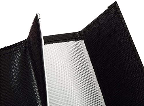 Jumbo Fire Resistant Lipo Battery Bag for Safe Charging & Storage (Black, 30 × 23cm)