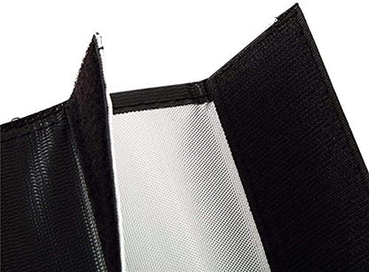 Jumbo Fire Resistant Lipo Battery Bag for Safe Charging & Storage (Black, 30 × 23cm)